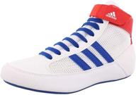 👟 girls' adidas ankle strap youth wrestling shoes logo