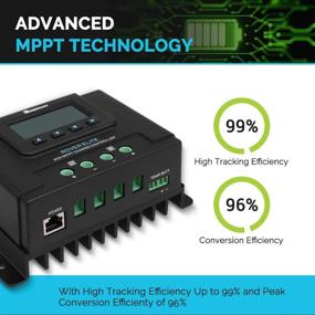 img 3 attached to 🌞 Renogy Rover Elite MPPT солнечный контроллер заряда с подсветкой ЖК-экраном, функцией мониторинга и отслеживания, 40A 12/24 Вольт.