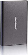 💾 1tb gray portable external hard drive - usb 3.0 sata hdd storage logo