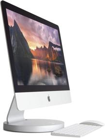 img 2 attached to Enhanced Aluminum Turntable for 21.5-inch iMac by Rain Design - i360