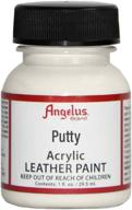 angelus leather paint oz putty logo