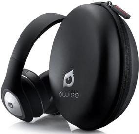 img 1 attached to 🎧 Наушники Owlee Artus Premium с Bluetooth и роскошными кожаными амбушюрами для исключительного комфорта над ушами, драйверы 40 мм обеспечивают богатый глубокий звук и улучшенные басы.