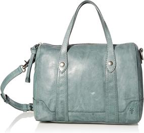 img 4 attached to 👜 Frye Melissa Double Handle Satchel: Elegant and Functional Handbag for Effortless Style