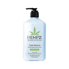 img 3 attached to Hempz Triple Moisture Herbal Whipped Body Cream: Natural Hydration with Hemp Seed Oil