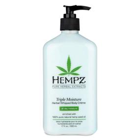 img 4 attached to Hempz Triple Moisture Herbal Whipped Body Cream: Natural Hydration with Hemp Seed Oil