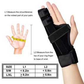 img 3 attached to 🤕 Ultrafun Two Finger Splint: Medical-Grade Boxer Finger Brace for Broken Fingers, Injuries, Arthritis, Trigger Finger, Tendonitis - Effective Pain Relief & Immobilization (Two Fingers-S/M)