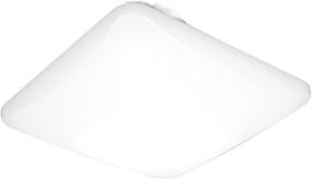 img 4 attached to 💡 Lithonia Lighting Dimmable LED Square Flush Mount FMLSDL 20 - 4000 Lumens, 44W, 120V, Damp Listed - White