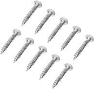 🔘 ap products 012-psq500w: premium 1" square recessed pan head screw - pack of 500, in polar white logo