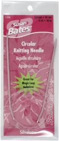 img 1 attached to Susan Bates 36-Inch Silvalume Circular Needle, 3.5mm for Knitting