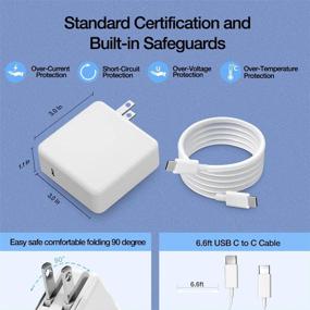 img 3 attached to 💡 YUHANG 87W USB C Charger Adapter: The Perfect Replacement Charger for Mac Book Pro & All USB C Devices - Compatible with Pro 16/15/13 Inch & New Air 13 Inch 2018-2020 with Charge Cable Included