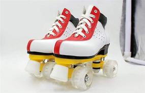 img 2 attached to XUDREZ Roller Skates Four Wheel Outdoor