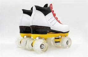 img 1 attached to XUDREZ Roller Skates Four Wheel Outdoor