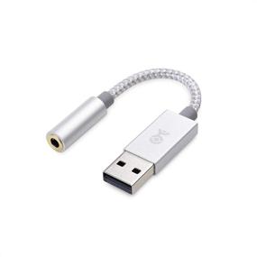 img 4 attached to 🎧 Cable Matters Premium Braided USB to 3.5mm Audio Adapter - Windows and macOS Compatible