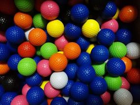 img 3 attached to 🏌️ Colored Foam Golf Balls with Realistic Feel – Limited Flight Training Soft Balls for Indoor and Outdoor Practice