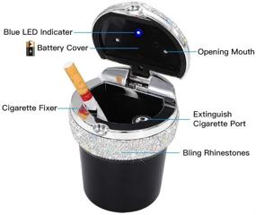 img 2 attached to SAVORI Accessories Portable Cigarette Rhinestone