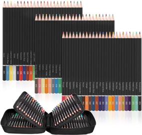 img 4 attached to Supplies 72 Pieces Sketching Portable Professional