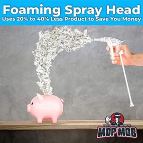 img 3 attached to 🧼 Dirt Lifting, Durable Foaming Spray Heads 3 Pack: Best Heavy Duty Nozzle Replacements for Large Bottles. Ideal for House & Bathroom Cleaning or Auto Detailing!