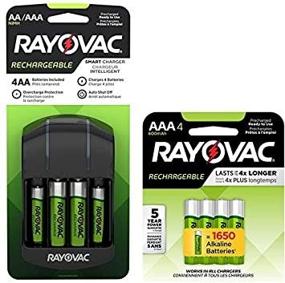 img 3 attached to Rayovac AA and AAA NiMH Battery Charger with 4 Rechargeable Batteries Combo