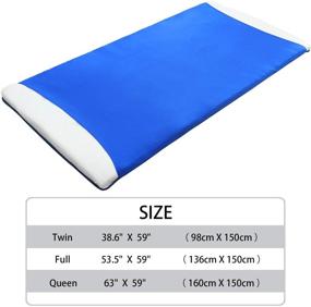 img 3 attached to Layoer Sensory Bed Sheet for Kids: Compression, Adjustable, Breathable & Stretchy – An Alternative to Weighted Blankets for Relaxing and Comfortable Sleep (Full Size)