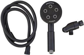 img 1 attached to 🚿 Speakman VS-3010-MB-E2 Neo Anystream Multi-Function Handheld Shower Head, 2.0 GPM, Matte Black: A Versatile and Elegant Shower Experience