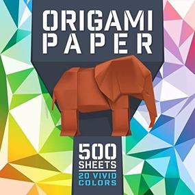 img 1 attached to 🎨 Colorful Origami Paper for Kids: 500 Sheets of Double-Sided 6x6 Inch Square Paper in 20 Vibrant Colors - Ideal for DIY Crafts, Folding & Gift-Giving