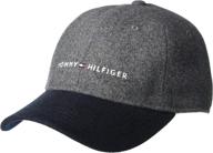 🧢 stylish tommy hilfiger men's logo dad baseball cap for trendy casual wear logo