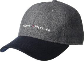 img 3 attached to 🧢 Stylish Tommy Hilfiger Men's Logo Dad Baseball Cap for Trendy Casual Wear