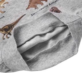 img 1 attached to Dinosaur Crewneck Pullover Cartoon Sweatshirts: Boys Fashion Hoodies & Sweatshirts