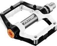 🚴 alston road bike pedals - durable aluminum pedals with powerful cr-mo 9/16" spindle and triple ultra-sealed bearings for mountain bicycles logo