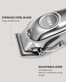 img 3 attached to Professional Clippers KBDS Stainless Rechargeable