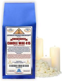 img 3 attached to 🕯️ All Natural, Golden Brands, Unscented Candle Making Soy Wax 415 Flakes, USA Made, DIY Candle Making Supplies, Projects, Kits (1LB)