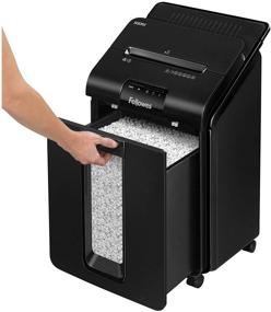 img 1 attached to 🔪 Fellowes AutoMax 100M Automatic Feed Shredder, Black, 26.4"x15.4"x14.6
