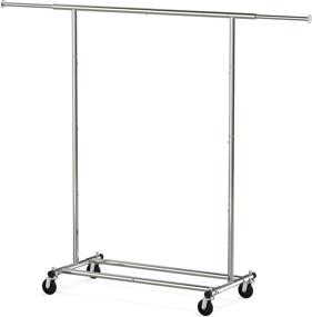 img 4 attached to 👕 Heavy Duty Chrome Clothing Garment Rack by Simple Houseware - Optimal for Organizing Clothes