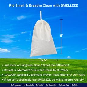 img 2 attached to SMELLEZE Reusable Musty Smell Eliminator Pouch: Combat Moisture & Humidity Issues