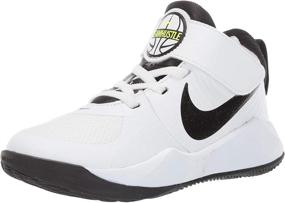 img 4 attached to Nike Metallic Gold White Regular Girls' Basketball Shoes: Stylish Athletic Footwear for Her Game!