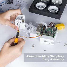 img 3 attached to СанФаундер робототехнический автомобиль на Raspberry Pi с поддержкой Ezblock/Python Code 🤖: управление, управление через Интернет и многофункциональный самодельный комплект электроники для Raspberry Pi Robot Kits для подростков и взрослых - улучшенное SEO.