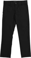 armando martillo slim fit dress pants for boys with adjustable waist and flat front logo