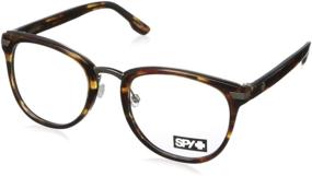 img 4 attached to Gunmetal Spy Micah Rectangular Eyeglasses