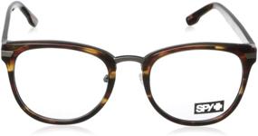 img 3 attached to Gunmetal Spy Micah Rectangular Eyeglasses