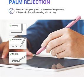 img 1 attached to Palm Rejection Tilt Sensitivity Stylus Pencil For Apple IPad(2018-2021) 6/7/8/9Th Generation/Ipad Pro 11(1St/2Nd)/ Pro 12