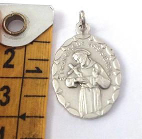 img 1 attached to Восхитительная медаль святого Франциска Ассизского: подлинные медали покровителей, созданные идеально в Италии.