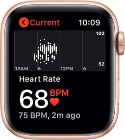 img 1 attached to 🍎 Обновленные Apple Watch SE (GPS, 44 мм) - Золотой алюминиевый корпус с розовым ремешком Sport Band: Лучшие предложения