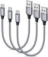 baillwa short usb c cable (3-pack, 1ft) - fast charging cord for samsung galaxy s21, s20, s10, note 20 and more logo