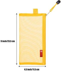 img 3 attached to Efficient Zipper Invoice Holder Bag Envelope for Document Storage - 6 Piece Package
