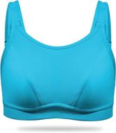 🏋️ wingslove women's sports bra: adjustable high-impact bounce control bra for non-padded wirefree yoga workouts логотип