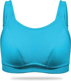 img 4 attached to 🏋️ WingsLove Women's Sports Bra: Adjustable High-Impact Bounce Control Bra for Non-Padded Wirefree Yoga Workouts