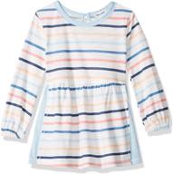 👗 enchanting girls' clothing: splendid multi stripe sleeve delights logo