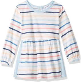 img 2 attached to 👗 Enchanting Girls' Clothing: Splendid Multi Stripe Sleeve Delights