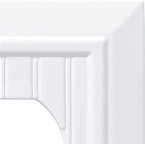 img 2 attached to 🔳 Franklin Brass Classic Beadboard Triple Switch Wall Plate/Switch Plate/Cover in Pure White - W35273-PW-C