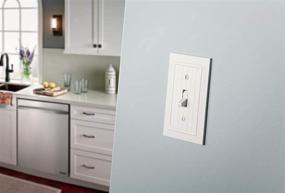 img 3 attached to 🔳 Franklin Brass Classic Beadboard Triple Switch Wall Plate/Switch Plate/Cover in Pure White - W35273-PW-C